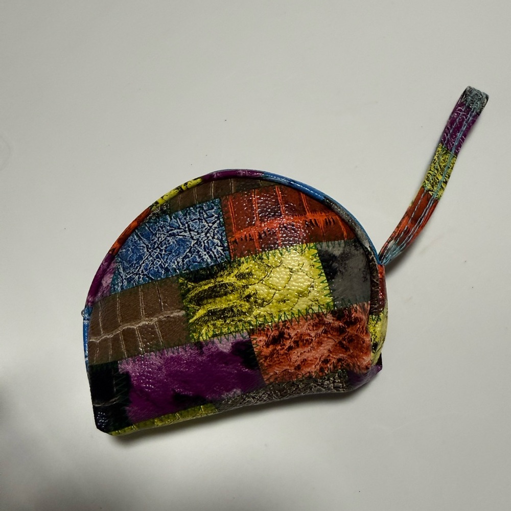 Colorful Patchwork Wristlet